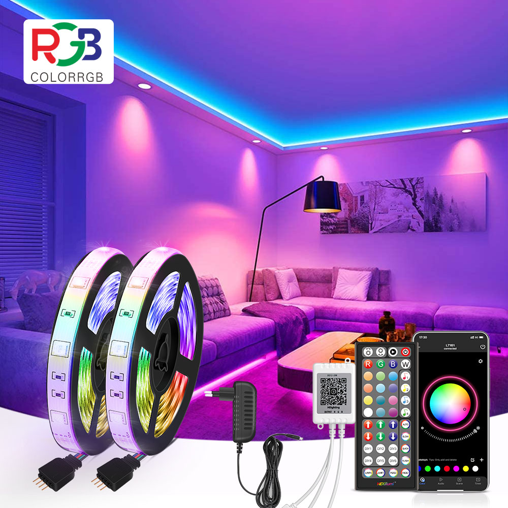 Tira-de-luces-LED-RGB-5050-sincronizaci-n-de-m-sica-sensible-al-cambio-de-Color